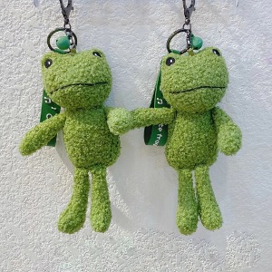 Cute frog 귀여운 뽀글이 개구리 캐릭터 키링